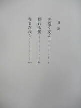 D56☆ 【芥川賞受賞作】 光抱く友よ 高樹のぶ子 新潮社 1984年 初版 帯付き 蔦燃 島清恋愛文学賞 透光の樹 谷崎潤一郎賞 230227_画像6