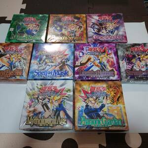 【遊戯王】第二期未開封BOXシュリンク付　超豪華全9種セット!　絶版　ボックス　