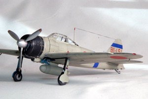 【atsudra工房完成品】1/48 零戦21型 真珠湾 飯田大尉機機