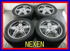 ■中古タイヤホイール■　ZINIK 20インチ 8.5J +15 6H 139.7 NEXEN ROADIAN HP 295/45R20 114V 深リム ラグジュアリー 激安 送料無料 J618