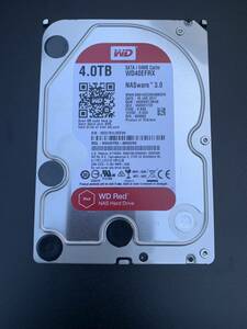 Western Digital WD Red 3.5インチHDD 4TB WD40EFRX2台セット計8TB/動作品/送料無料/