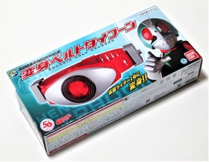 * new goods Legend metamorphosis belt series Kamen Rider 1 number metamorphosis belt Typhoon Bandai 50th luminescence gimik sound unopened stone forest Pro 