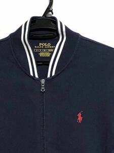 ■POLO RALPH LAUREN・ポロ ラルフローレン■フルジップアップ ブルゾン■ネイビー・S（JPN Mサイズ相当）・上品・上質・春アウター