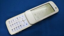 docomo FOMA F-03A ＃DG4323 FUJITSU 富士通 スライド式 ガラケー ケータイ 簡易動作確認＆簡易清掃＆初期化OK 判定○ 送料無料 _画像1