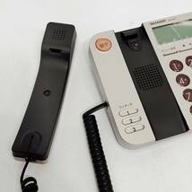 ●動作品 シャープ JD-KXG1 電話機 SHARP ゴールド系 留守番電話機能付き 家庭用固定電話 S1450_画像5