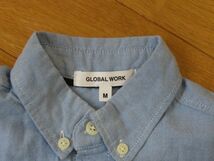 ☆GLOBAL WORK　グローバルワーク　男の子　ダンガリーシャツ　Ｍ_画像2