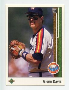 [MLB Card] GLENN DAVIS 1989 Upper Deck #443 来日外国人 グレン・デービス 阪神