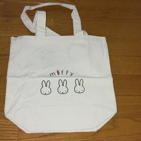 最終価格◆フジパン★ミッフィー★miffy★エコバック★布★縦型★トートバッグ サブバック 