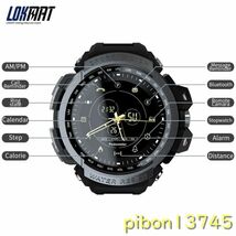 G1388：Sport Smart Watch Professional 5ATM防水 Bluetooth コールリマインダー デジタル男性時計 SmartWatch for iosおよびAndroid_画像3