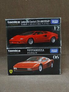 ☆未開封品☆トミカ プレミアム ランボルギー二 カウンタック 25thアニバーサリー テスタロッサ 2台