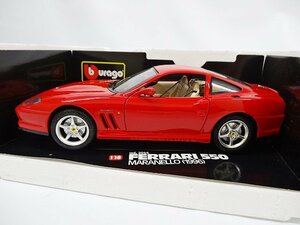 ☆保管品☆1/18スケール ブラーゴ FERRARI 550 MARANELLO 1996 cod.3064