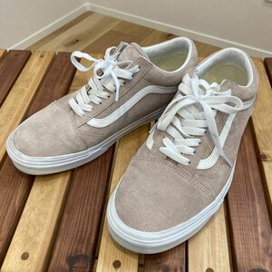 美品！USA企画ヴァンズ/オールドスクール/VANS/スウェード/ベージュ/グレー/バンズ