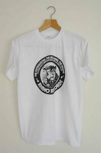 【新品】Rhino Tシャツ Sサイズ White ライノ・レコーズ レーベル マージー・ビート ブリティッシュ・ビート 60s 50s