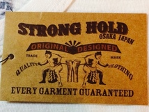 ★表記M/新品！ストロングホールド.STRONG HOLD JAPAN.サンフランシスコ.染込みプリントTシャツ.配色◎.50's前Vビンテージ復刻スタイル/Y5_画像8