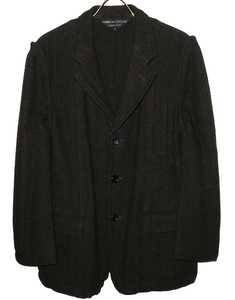  Comme des Garcons Homme pryus98AW inside out wool jacket S COMME des GARCONS HOMME PLUSsi-m