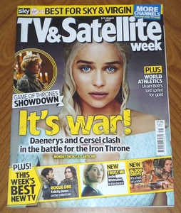 英TV誌 エミリア・クラーク ゲームオブスローンズ フェリシティ・ジョーンズ グェンドリン・クリスティー Emilia Clarke Game of Thrones