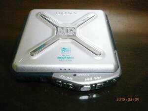  Sony SONYMZ-E44 silver complete junk there is defect no claim goods MD portable player md body only 
