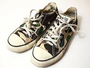  America made Converse CONVERSE all Star ALL STAR sneakers Lo duck CAMO camouflage USA made 24cm( Jack purcell ONE STAR one Star VANS Vans 