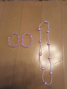  Kids * necklace & bracele *3 piece set * pink 