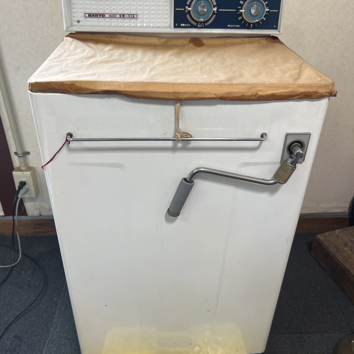 希少品】TR-50型 クリスター電気洗濯機 レトロ ヴィンテージ 商品を