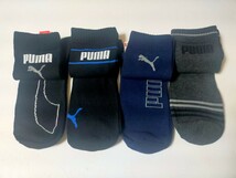 25cm～27cm★④②送料無料！即決！PUMA プーマ 4足組★紳士用 男性用 大人用 紳士ソックス◆靴下 柄付き靴下 スポーツソックス まとめ売り_画像2