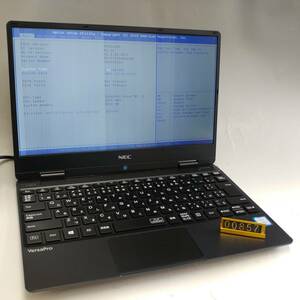 857,1 NEC PC-VJT13HGG6365 12.5インチ I5-8200Y 8GB SSD無し 通電OK BIOS出力可能 グラボ不良？（表示がおかしい）