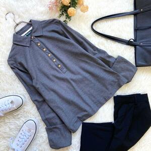 E3341 Redied Brooks Brothers [xs] рубашка с длинным рукавом Sui Pima Cotton Grey Esh