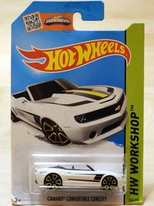 【新品：未開封】HOT WHEELS ホットウィール シボレー カマロ コンバーチブル コンセプト / Chevrolet Camaro Convertible [ホワイト]