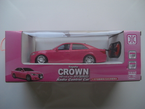 CROWN ATHLETE HYBRID ラジコン トヨタ クラウン アスリート ハイブリッド ピンク 電池式 新品未開封 模型 車 プライズ