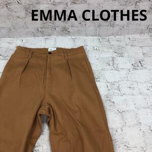 EMMA CLOTHES エマクローズ タックワイドパンツ W13078