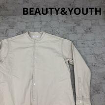 BEAUTY&YOUTH ビューティーアンドユース 長袖スタンドカラーシャツ W13846_画像1