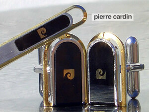 ◎60S 70S! Pierre cardin SPACE AGE Mid-Century MODERN Vintage Cuffs Tie pin ピエールカルダン 宇宙時代 カルダンイズム モダニズム◎