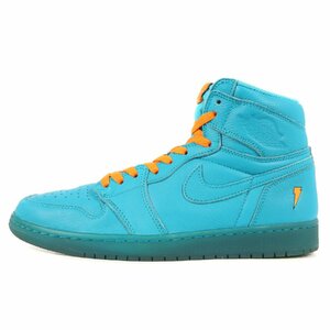 美品 NIKE ナイキ AIR JORDAN 1 RETRO HIGH OG G8RD GATORADE BLUE (AJ5997-455) 2017年 エアジョーダン ゲータレード US10 28.0cm