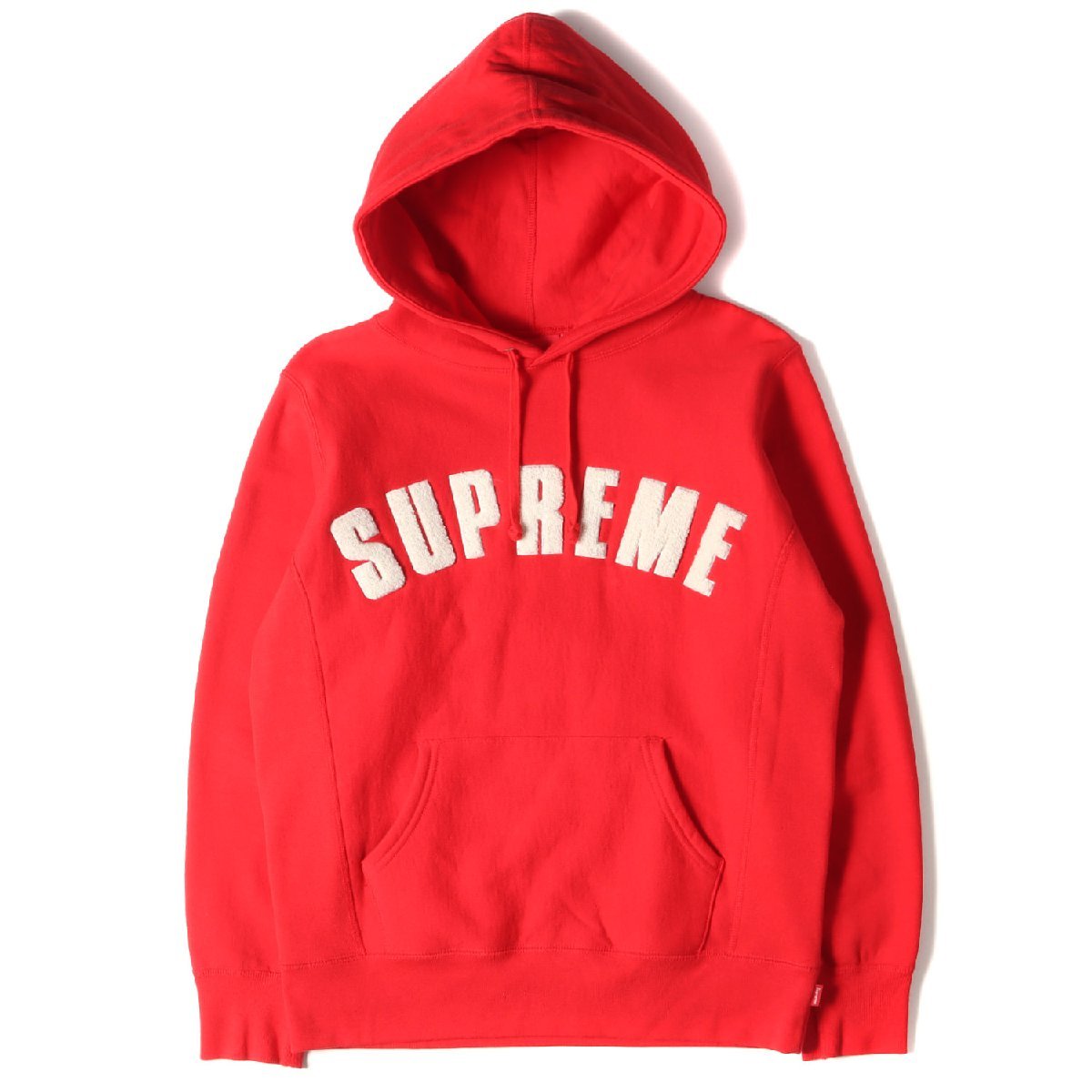 supremeパーカー【赤】希少 おしゃれ-