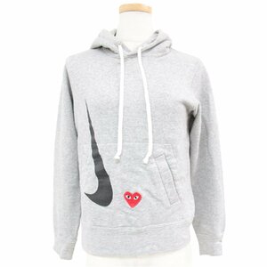 PLAY COMME des GARCONS Play Comme des Garcons NIKE Nike Parker sweat pull over tops gray S long sleeve AD2021