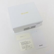 BEAURE ヴュレ Ray BEAMS レイビームス 別注 財布 ウォレット 22春夏 オレンジ 三つ折り がま口 レザー 牛革 ミニ コンパクト ペイズリー_画像7