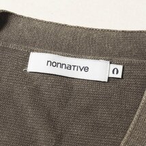 NONNATIVE ノンネイティブ ヴィンテージ加工 コットン ニットカーディガン HUNTER CARDIGAN COTTON YARN VW / NN-K3502 19SS グレー 0_画像3