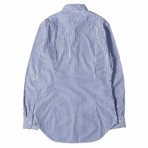 ARCODIO アルコディオ ストライプ コットン ワイドカラー ドレスシャツ カジュアル ビジネス オフィス フォーマル ブルー ホワイト 38_画像2