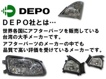 三菱 ふそう ジェネレーションキャンター ヘッドライト ガラスレンズ 純正タイプ 左側 助手席側 トラック用 DEPO製_画像5