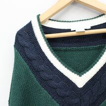 USA VINTAGE JAMIE SCOTT COTTON RAMIE TYLDEN KNIT/アメリカ古着コットンラミーチルデンニット_画像7