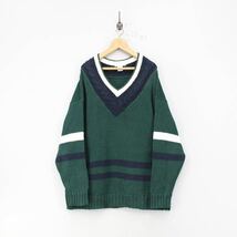 USA VINTAGE JAMIE SCOTT COTTON RAMIE TYLDEN KNIT/アメリカ古着コットンラミーチルデンニット_画像4