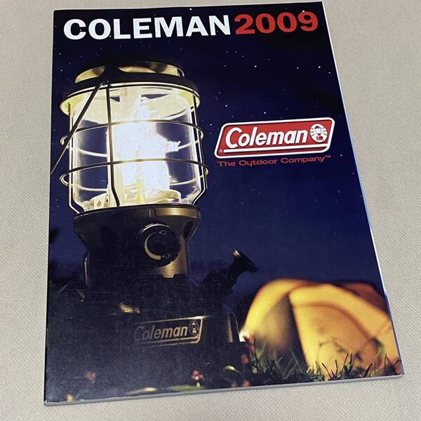 古いカタログ★Coleman コールマン 2009年 ラインナップ総合カタログ アウトドア キャンプ テント ランプ等 当時物 参考資料