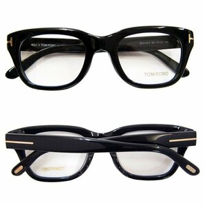 1円～訳ありTOM FORD トムフォード 伊達メガネ サングラス アジアンフィット FT5178F 001 51 福山雅治着用 定価44280円 (48)新品*の画像2