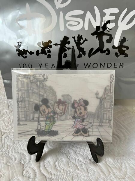 アートコラボ　ディズニー100周年ポストカードディズニー100周年限定　ポストカード