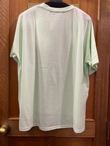 アズノゥアズ 半袖 Tシャツ キャラT F フリーサイズ 薄緑 AS Know AS Plus ドロップショルダー ゆったりサイズ感 新品未使用品 送料無料_画像3