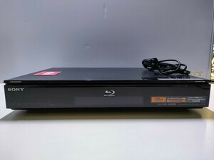 A325(中古現状、消毒除菌済 、即発送）SONY ブルーレイレコーダー BDZ-T55（電源+B-CAS付き）