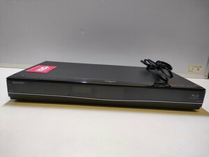 A350（中古現状、消毒除菌、即発送）SHARP シャープ ブルーレイディスクレコーダー BD-S550 (電源+B-CAS付き)2013年製