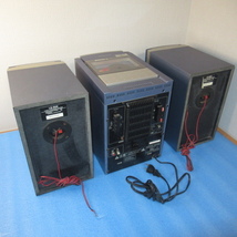 1円スタート　KENWOOD RXD-SG3MD システムコンポ CD/MD/AM FMラジオ/カセットテープ RC-M0503 ミニコンポ ケンウッド_画像2