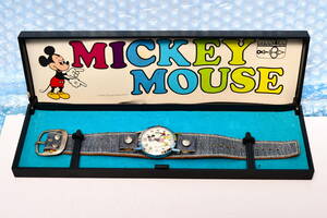 ●●●　ミッキーマウス 手巻き時計 ● パイアイ ● Disney ● SWISS ● OH済● ブラッドレイ 　ディズニー