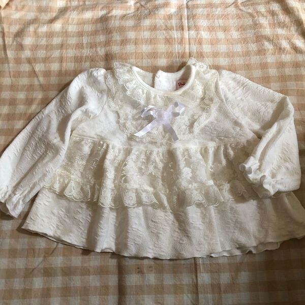 ベビー服 80 フリルブラウス
